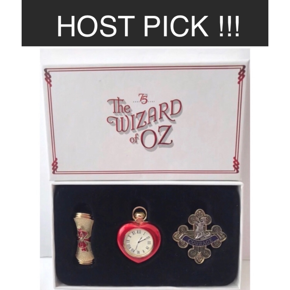 🆕❤️ New Wizard of Oz 3 Pin Anniversary Set - Picture 1 of 10